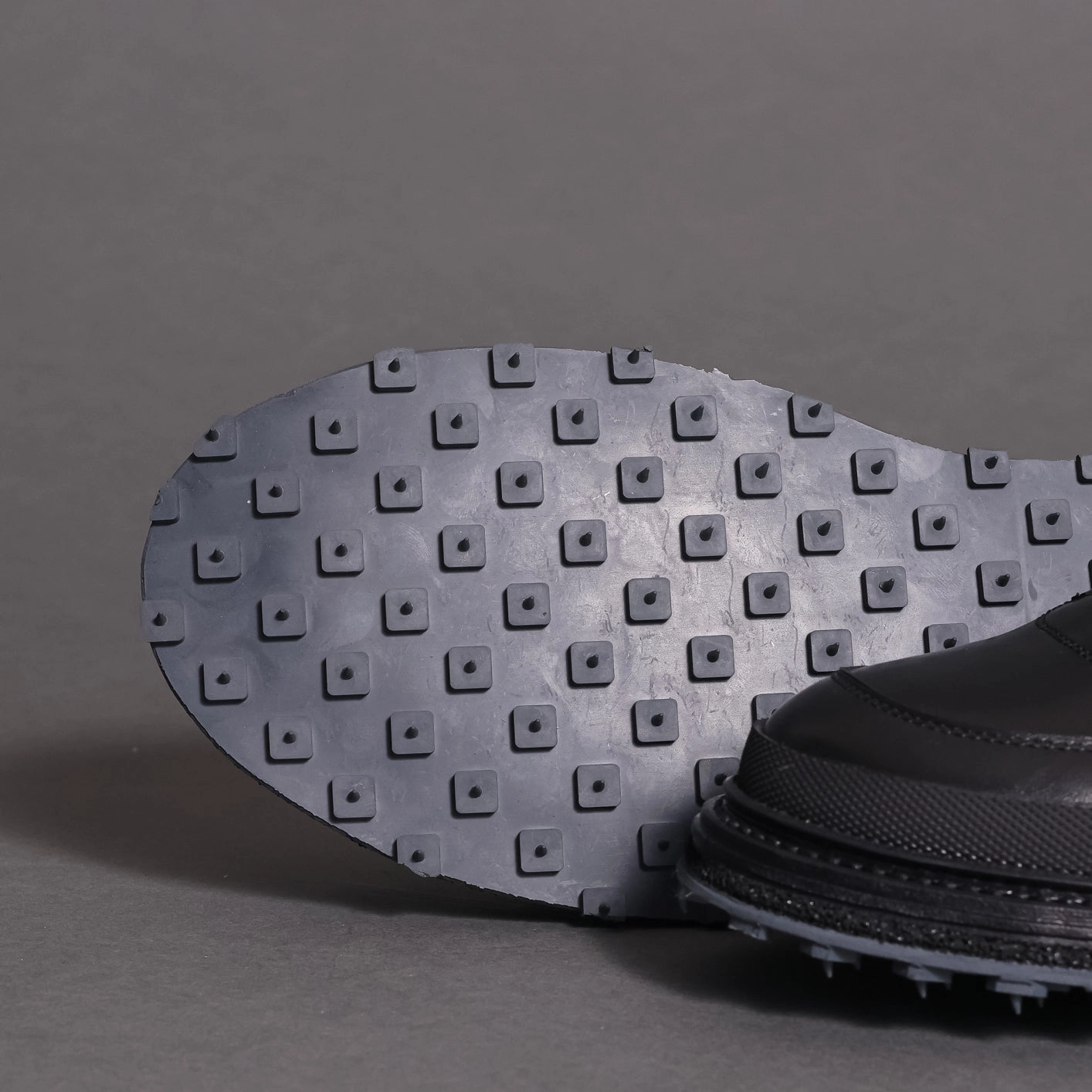 1218 Black High Heel Brogues