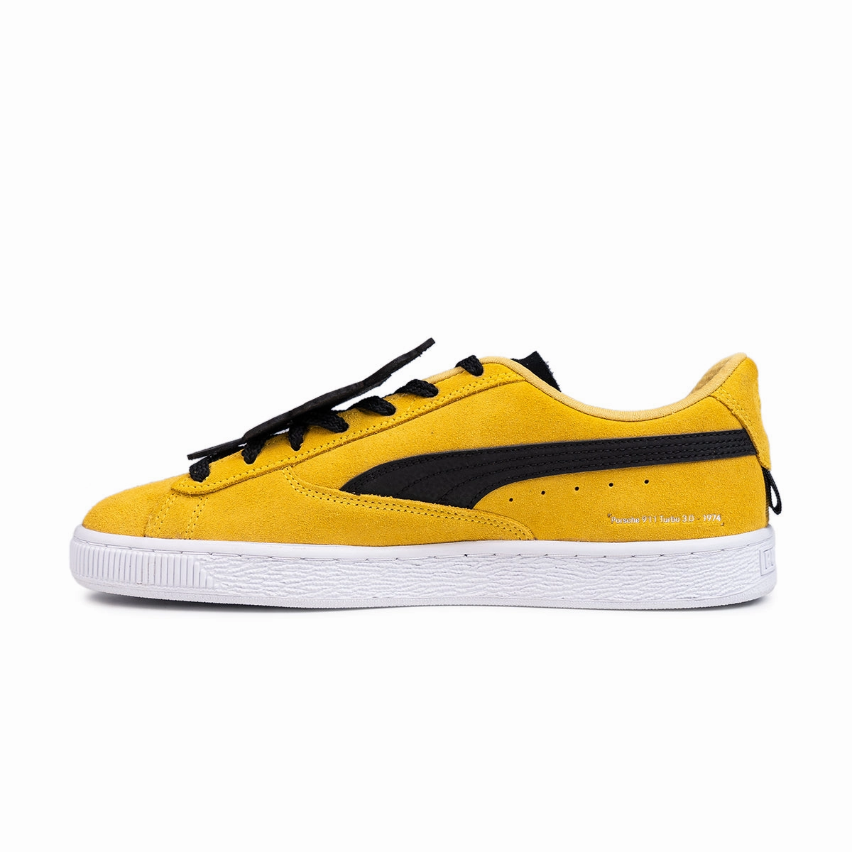  Limited Edt   Porsche Legacy Suede Torque 'Sport Yellow' Puma Shoes With Holes