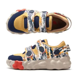 A Graffiti Wall 3 Figueras II Men Lace Up Non Slip Shoes