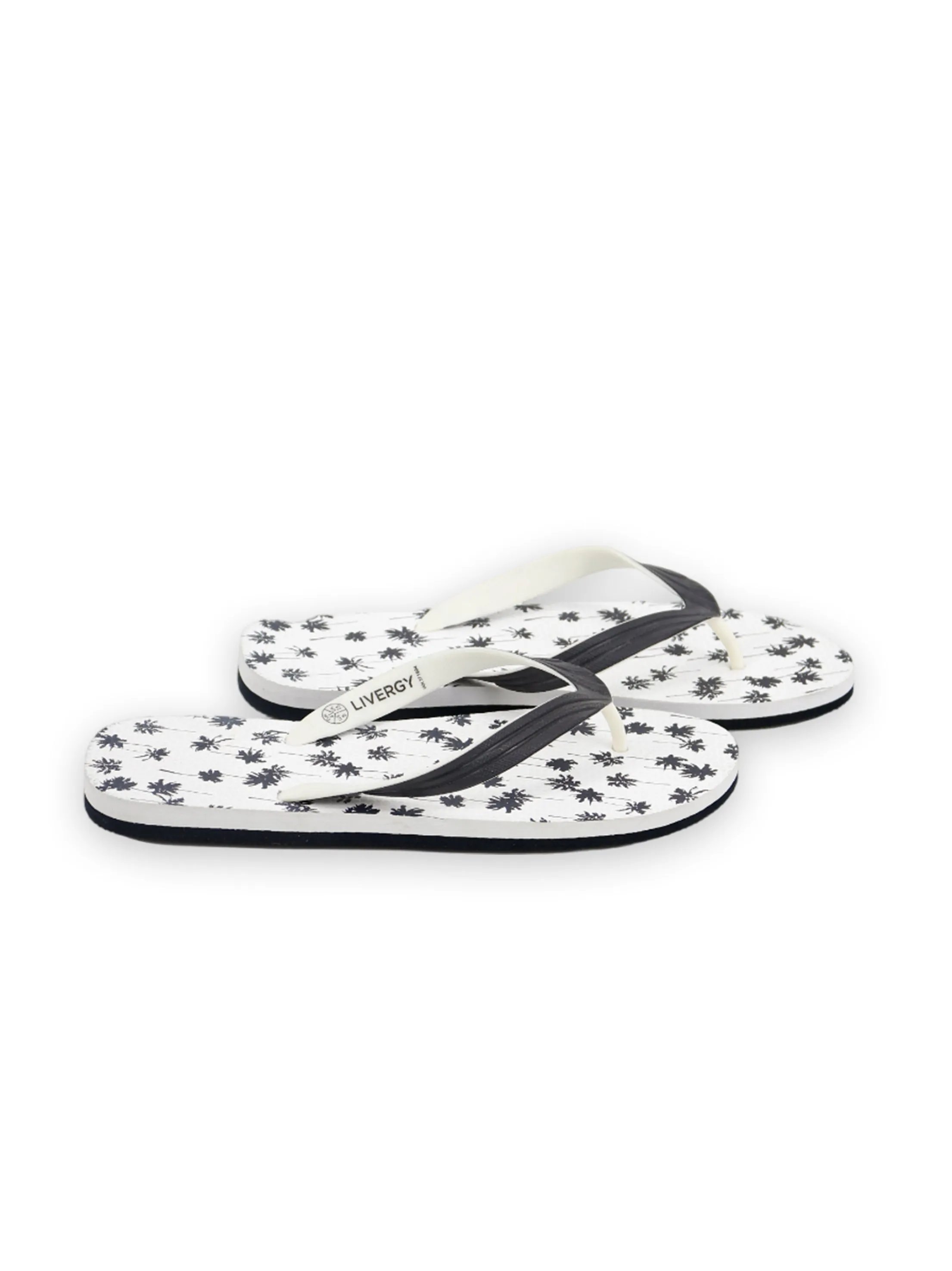 Men's Printed Slippers,White Doggers Slippers
