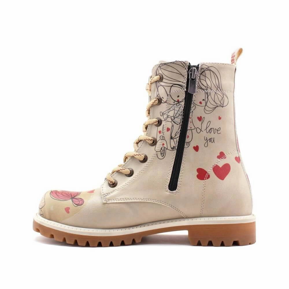 Long Boots TFB1014 Red Boots Heels