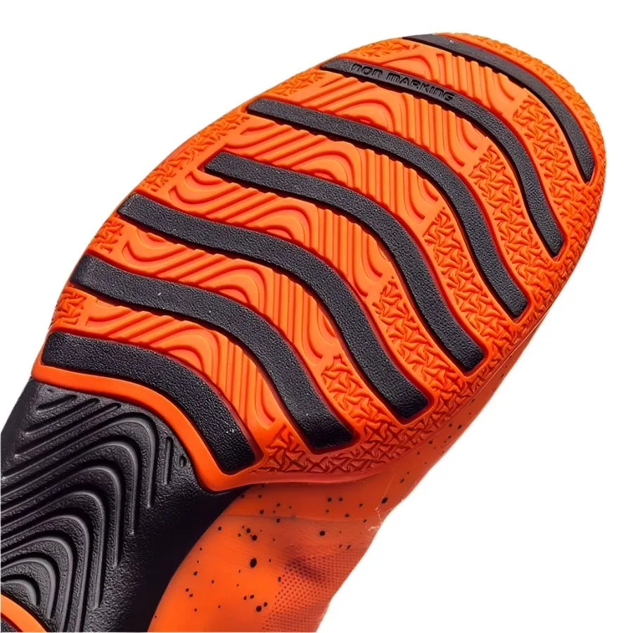 adidas X 15.1 Court Indoor Soccer Shoes - Solar Orange/White/Black Predator Accuracy Fg Firm Ground Soccer Cleats