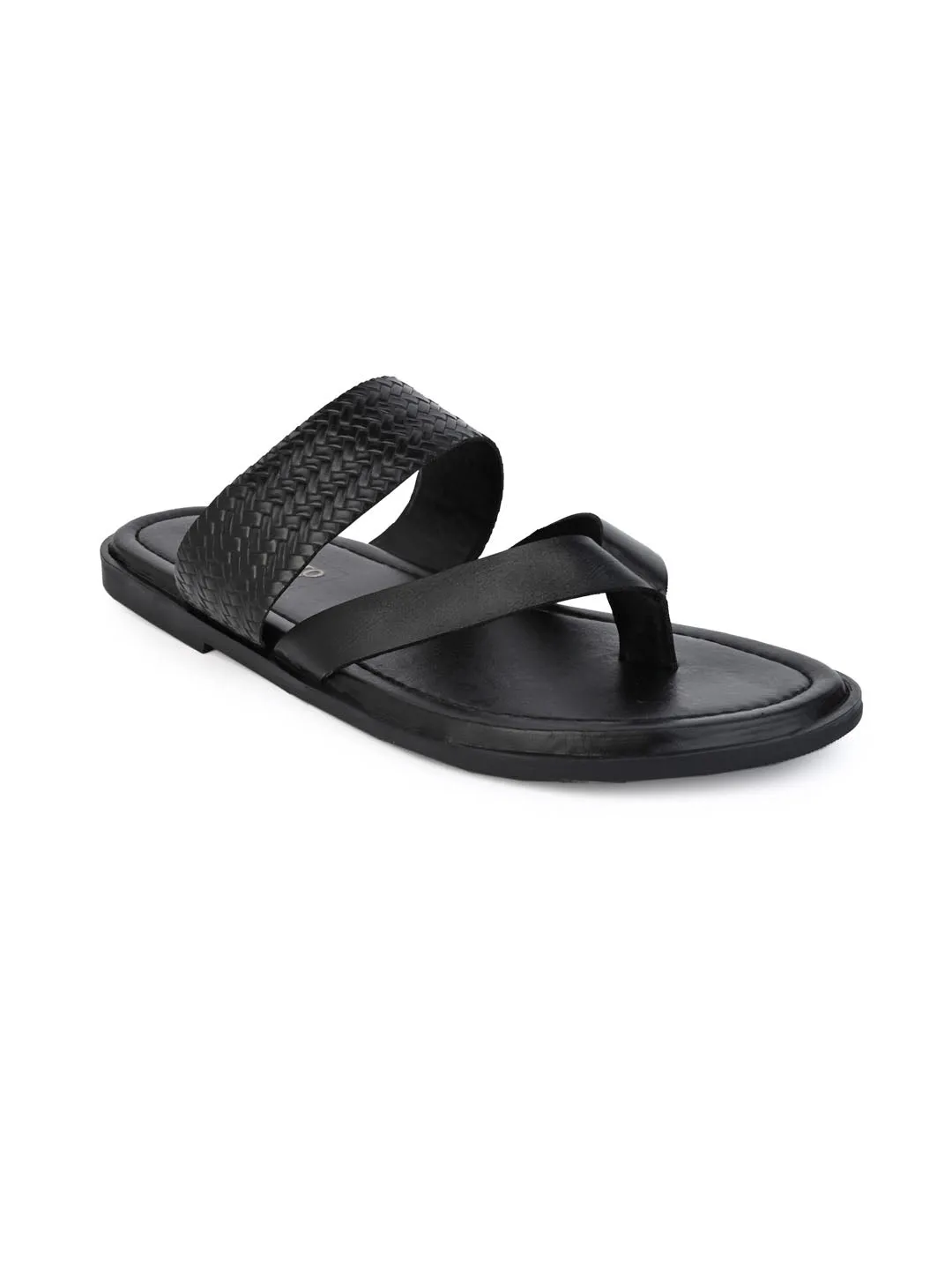 Mellow Slippers Alberto Torresi Men Black Office/Daily Wear Slippers