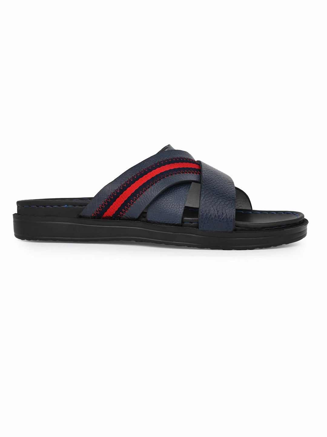 Alberto Torresi Trendy Premium Stylish Men Blue Slippers Birkenstock Shearling Slippers