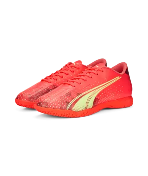 Puma Ultra Play Indoor Soccer Shoes 106910 03  FIERY CORAL-FIZZY LIGHT Superfly Elite Artificial-grass Soccer Cleats
