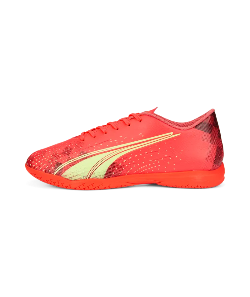 Puma Ultra Play Indoor Soccer Shoes 106910 03  FIERY CORAL-FIZZY LIGHT Soccer Cleats Size 9 Toddler