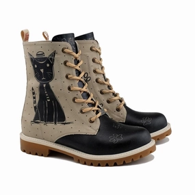 Vintage Combat Boots Long Boots TMB1096