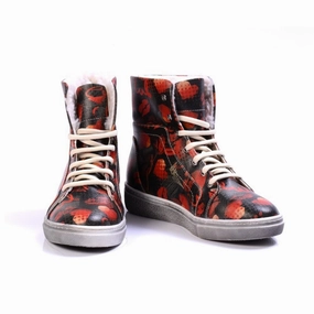 Hearts Short Boots JAS106 Punk Rock Boots