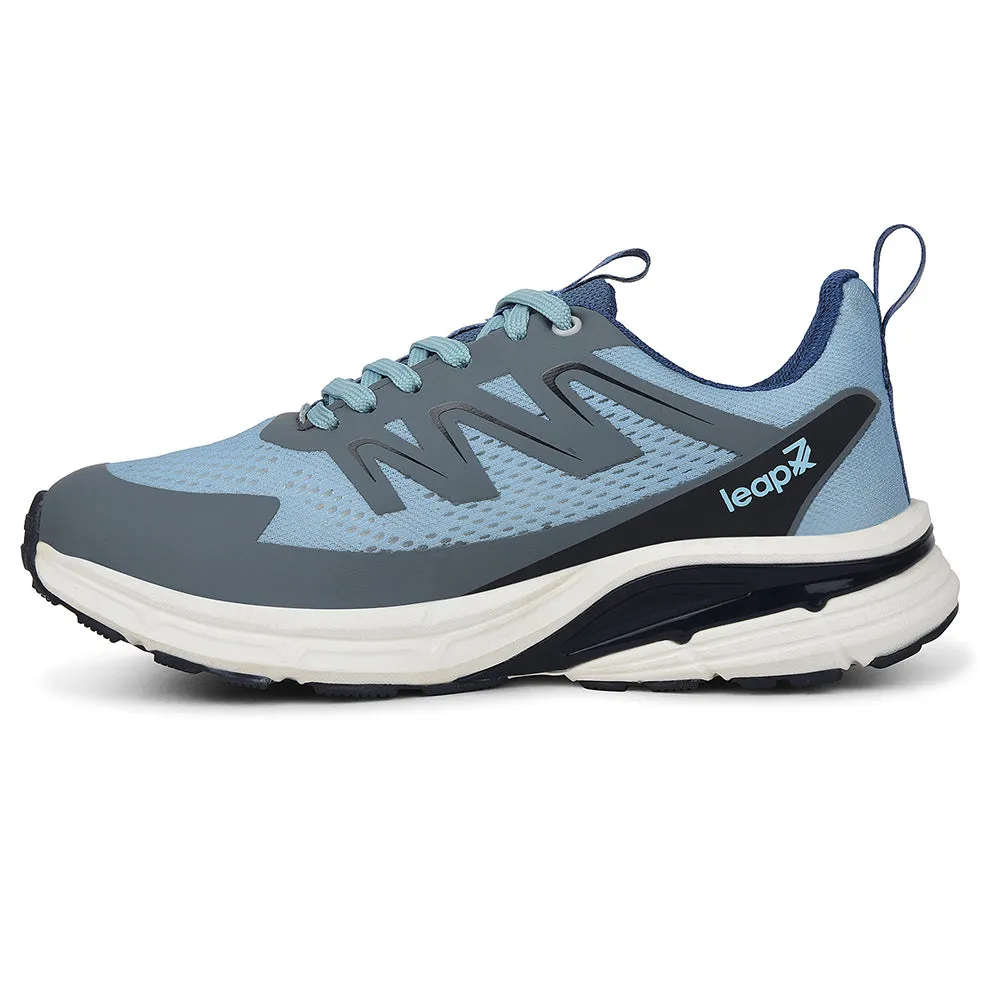 Leap7x Blue Casual Lacing Running Shoes For Men MEKSHAW-1E By Liberty Affordable Shoes For Running