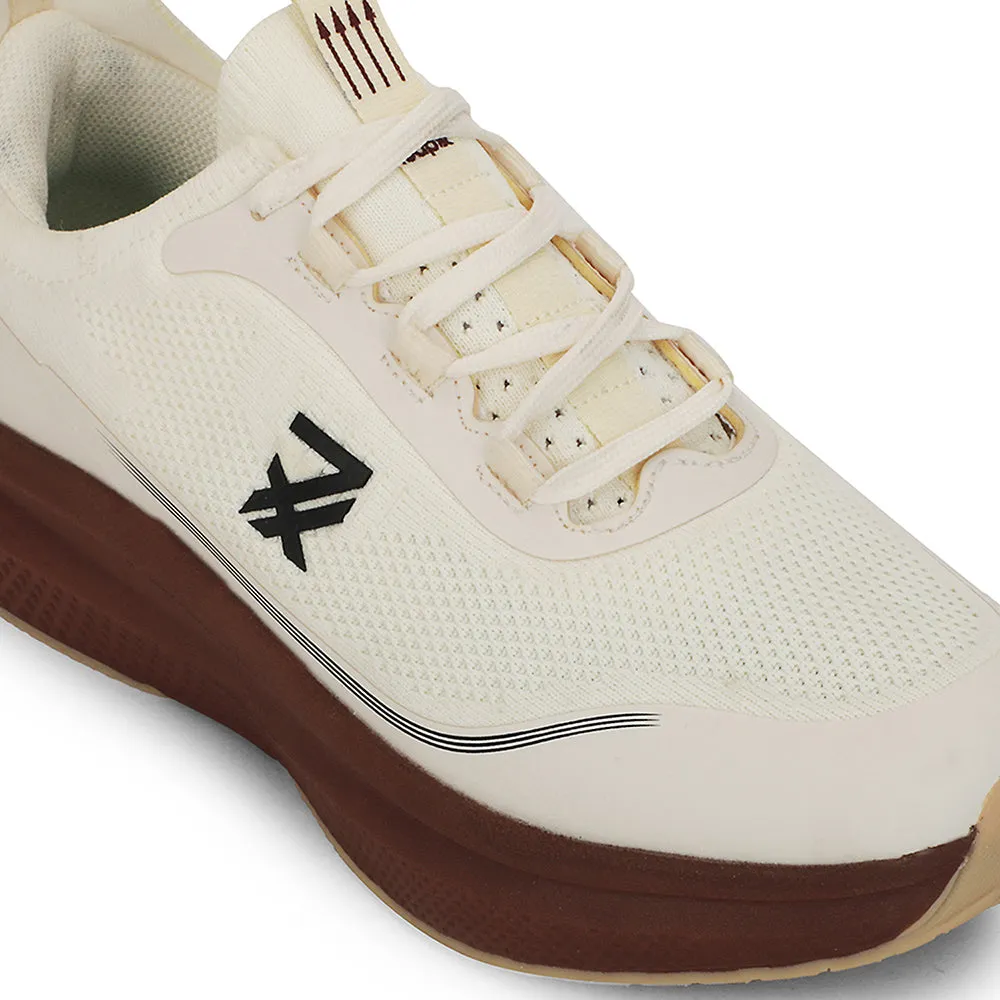 Running Shoe Store Los Angeles Leap7x Beige Sports Lacing Running Shoes For Men AUSTRIA-1 By Liberty
