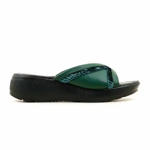 Kohl's Slippers Green Formal Slipper PU0560
