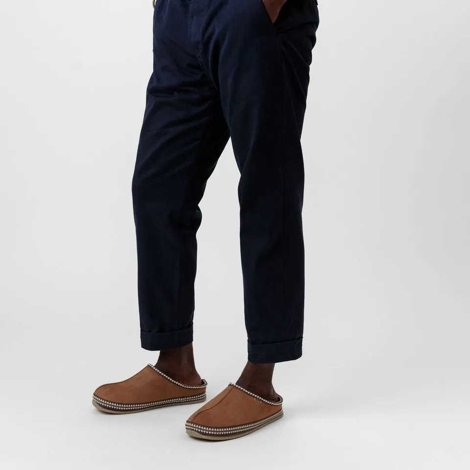 Wherever Unisex in Chestnut Platform Wedge Slide Sandals