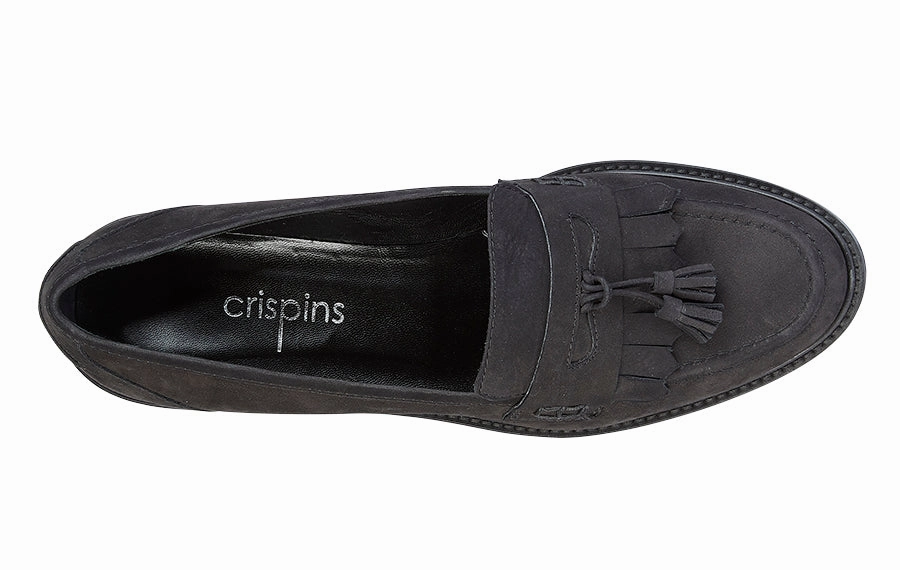 Mdf Option Nubuck Sheer Socks Loafers