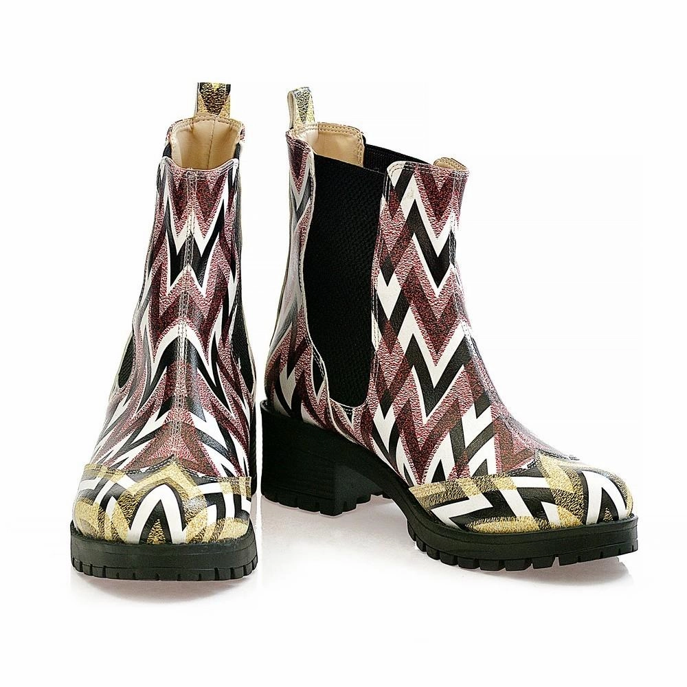 Short Boots WLAS119 Western Boots With Fringe