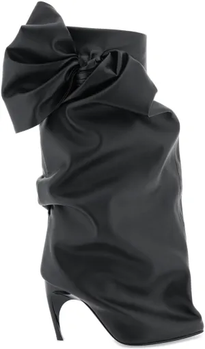 Leather Over The Knee Boots ARMADILLO BOOTS WITH BOW