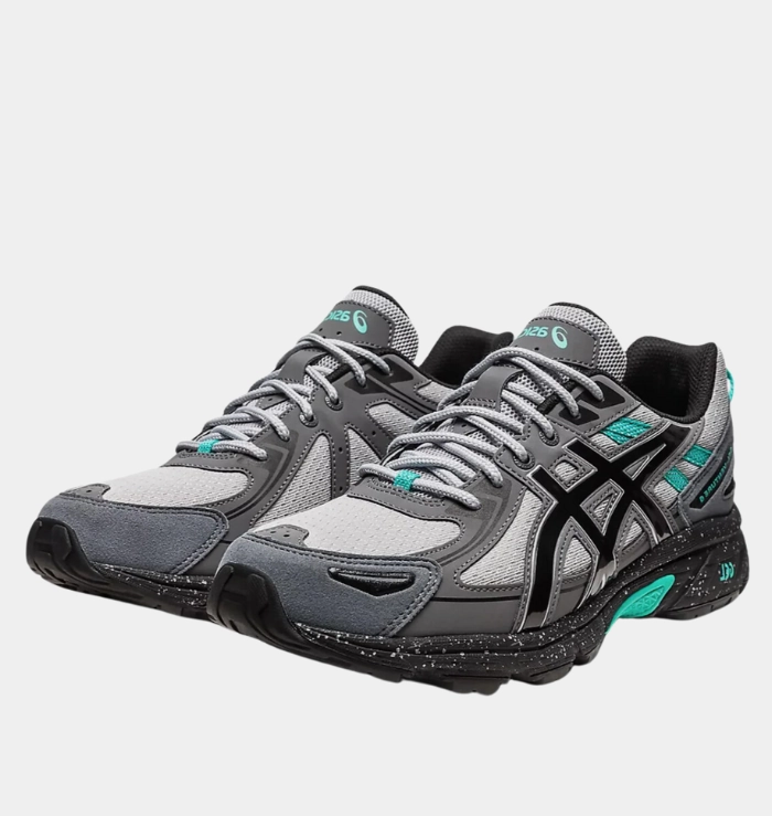 ASICS Gel-Venture 6 Mid Grey Aqua Asics Shoes With Low Heel Drop