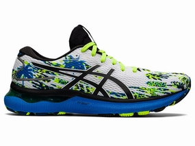 Asics Gel Kayano Ace Golf Shoes Men's Asics Gel-Nimbus 24, White/Black, 8.5 D Medium