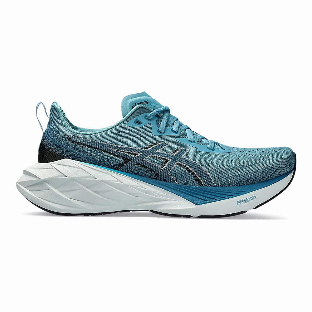 Best Asics Walking Shoes For Knee Pain Men's Asics Novablast 4, Blue Teal/Evening Teal, 12 2E Wide