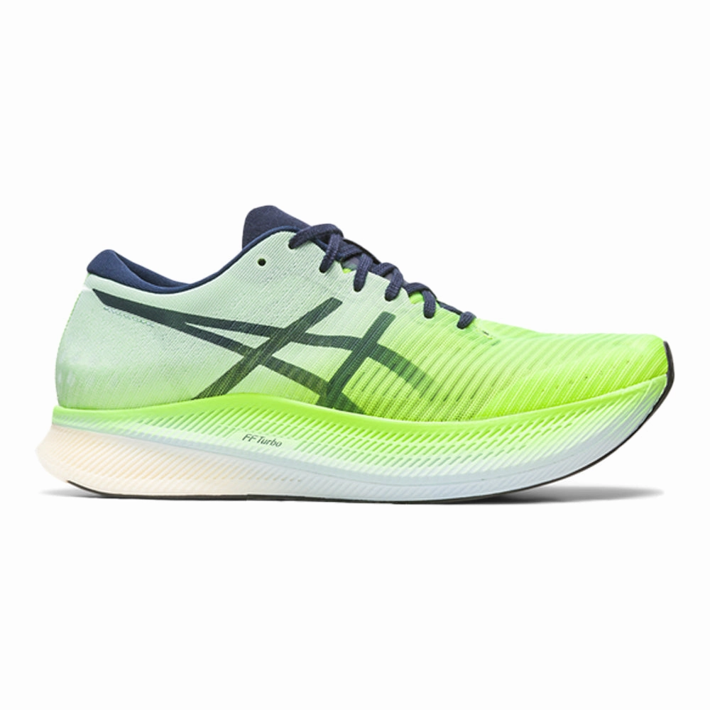 Asics Netburner Ballistic Ff 3 Shoes Men's Asics Metaspeed Sky, Hazard Green/Sky, 11 D Medium