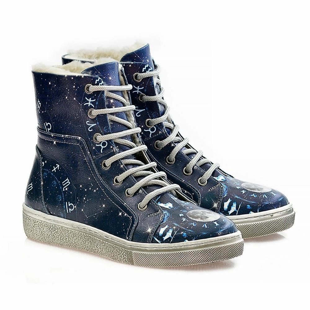 Astrology Short Boots WJAS118 Slouch Ankle Boots