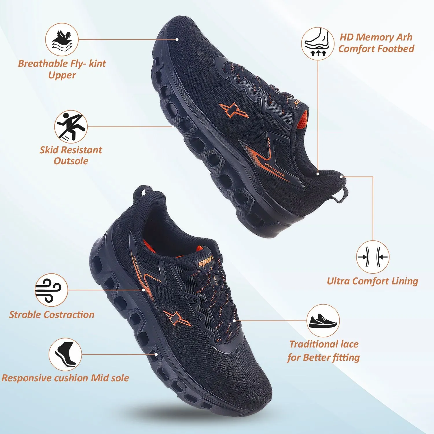 Athleisure Shoes for Men SM 9083 Shiny Derby Shoes