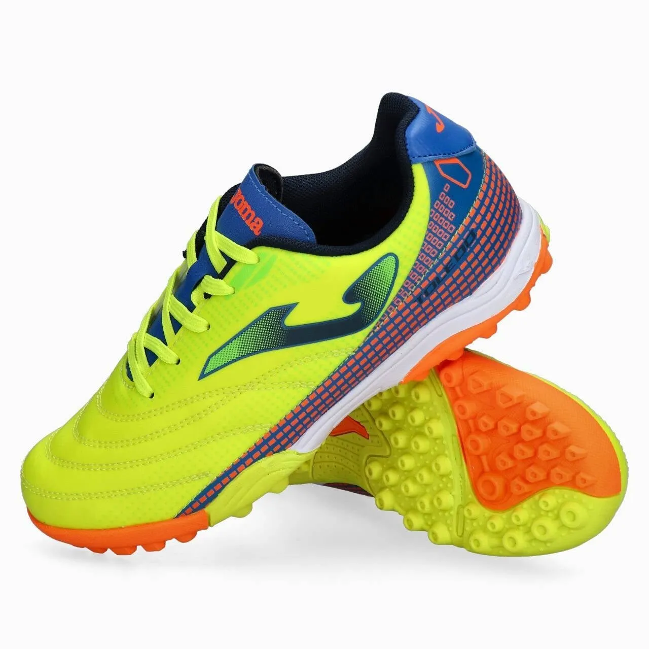 Joma Kid's Toledo JR 2109 TF Yellow Fluor Yellow League Fg/mg Firm Ground Soccer Cleat