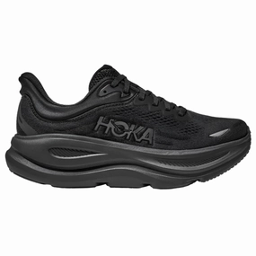 Hoka Women's Bondi 9 Black / Black Wide Shoes For Overpronation