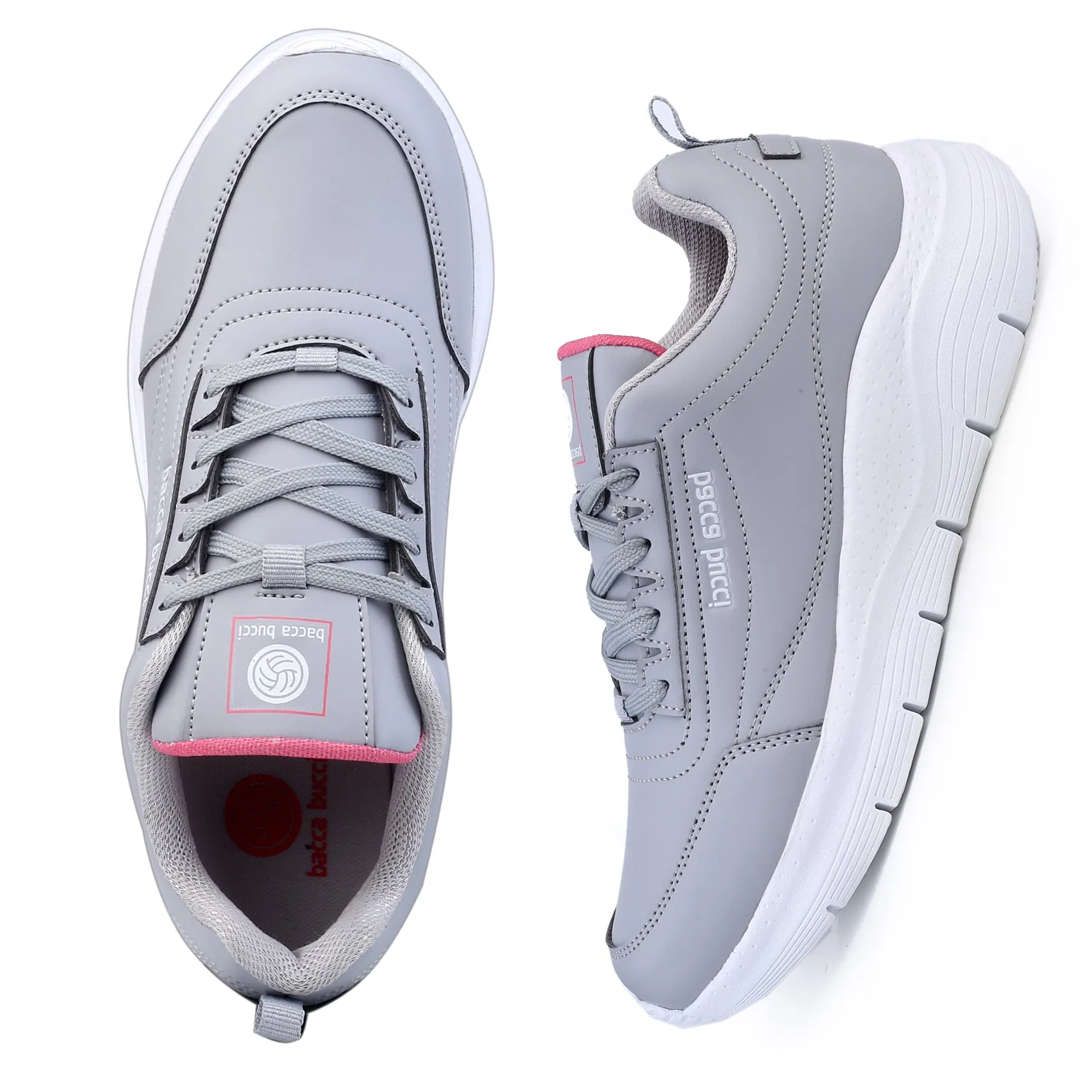 Bacca Bucci AFTERBURN Women Chunky Sneakers | Casual Fashion Lightweight Sole Platform Shoes Norwalk Cap Toe Oxford