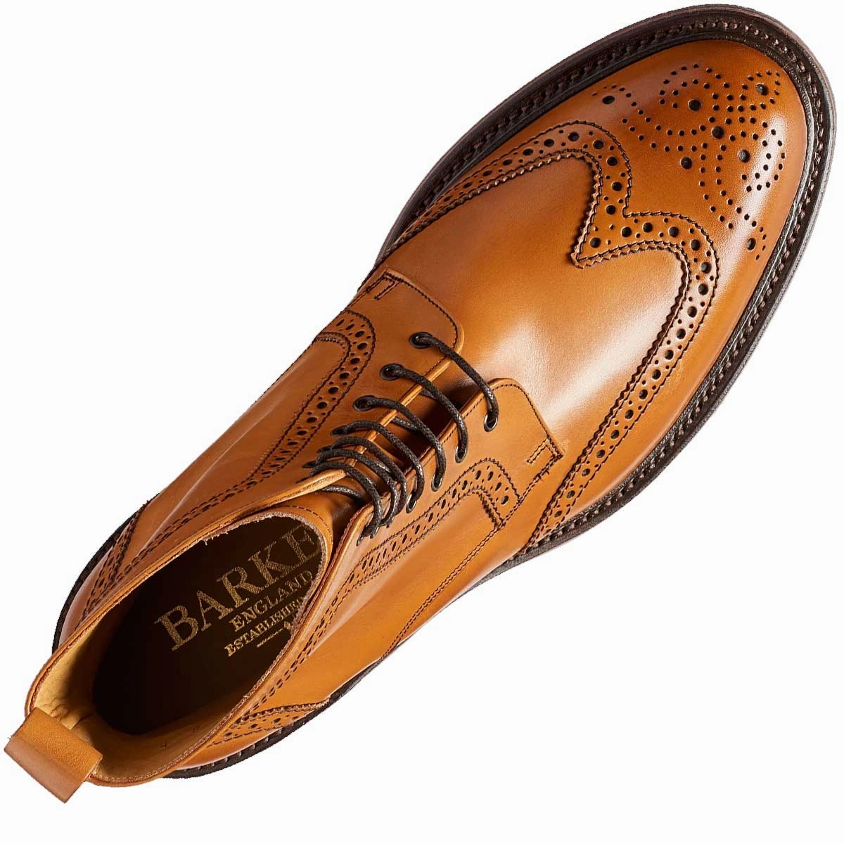 Hunting Rubber Boots BARKER Calder Boots - Mens - Cedar Calf