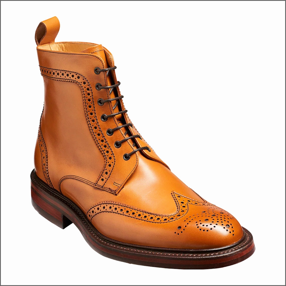 Chunky Heeled Boots Barker Calder Cedar Calf Chukka Boot.