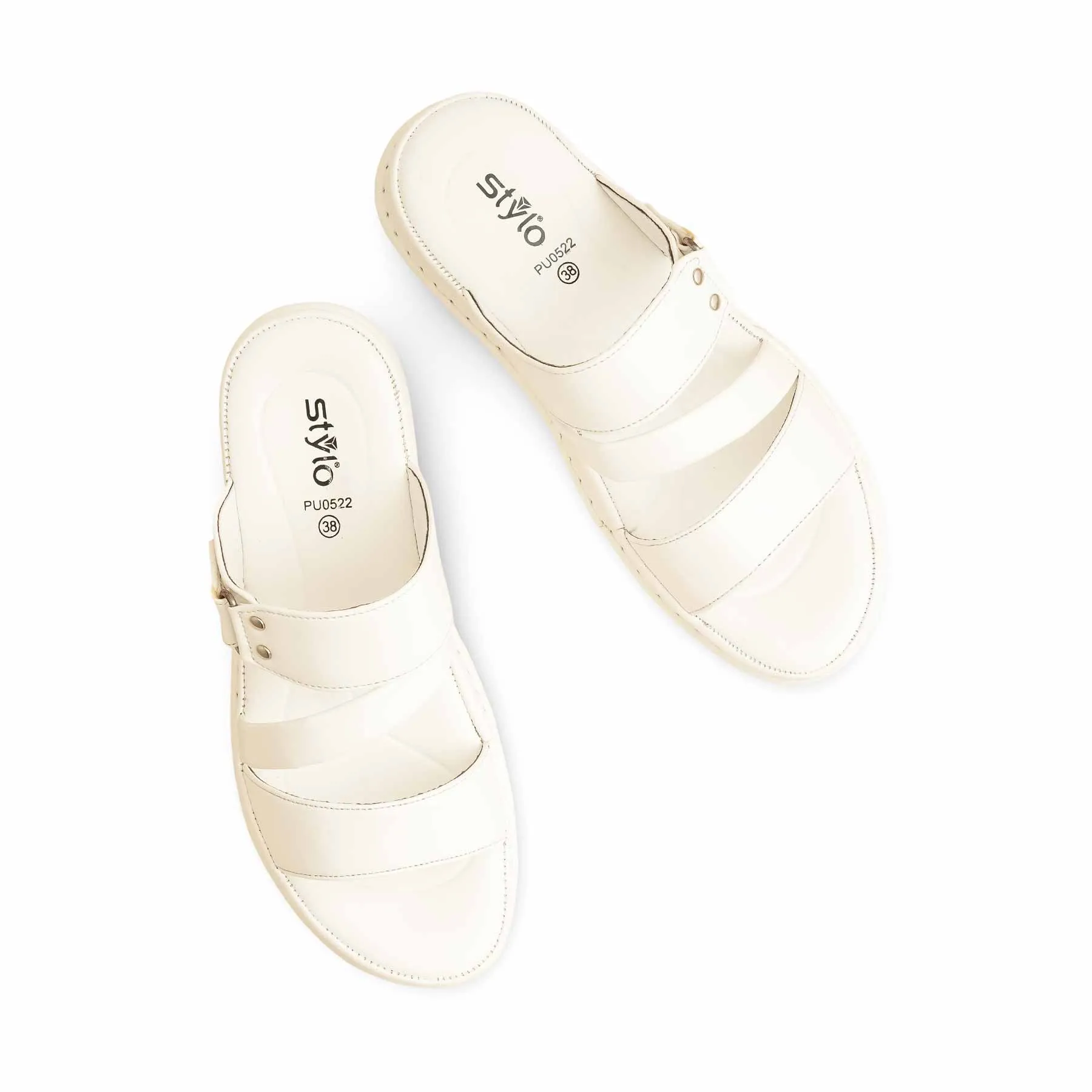 Bath And Body Slippers White Formal Slipper PU0522