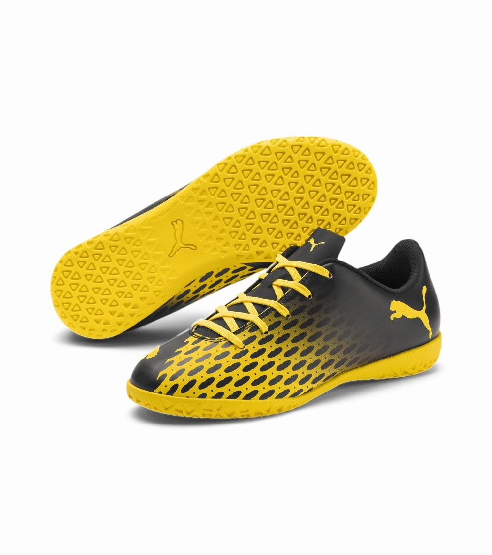 Puma Shoes Tazon 6 PUMA Spirit lll Indoor Trainer Shoes Jr 106073 01 Black/Yellow