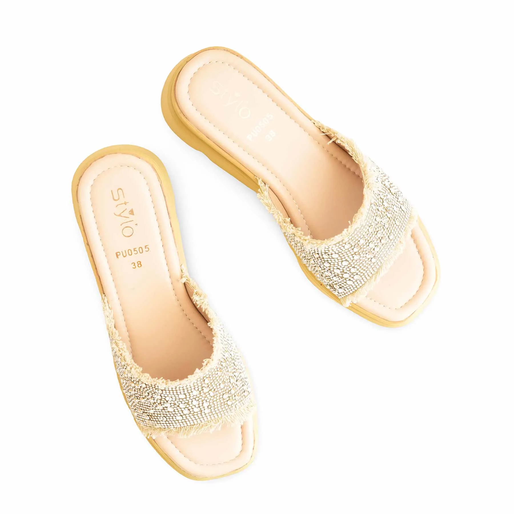 Shadow Slippers Beige Formal Slipper PU0505
