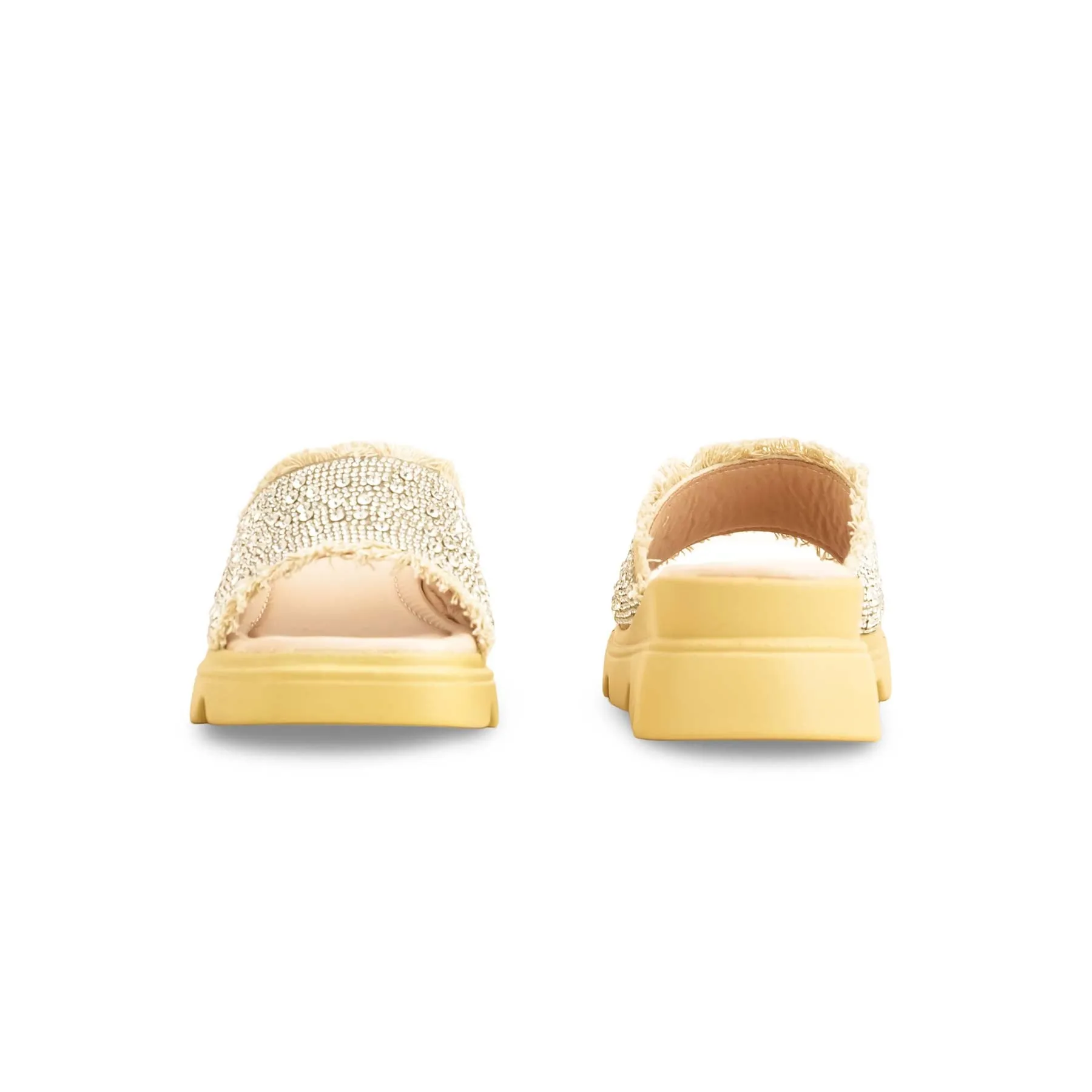 Fuzzy Leopard Slippers Beige Formal Slipper PU0505