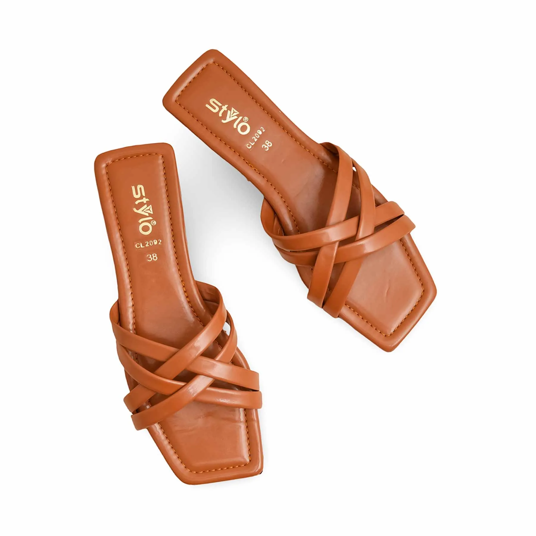 Tan Casual Slipper CL2092