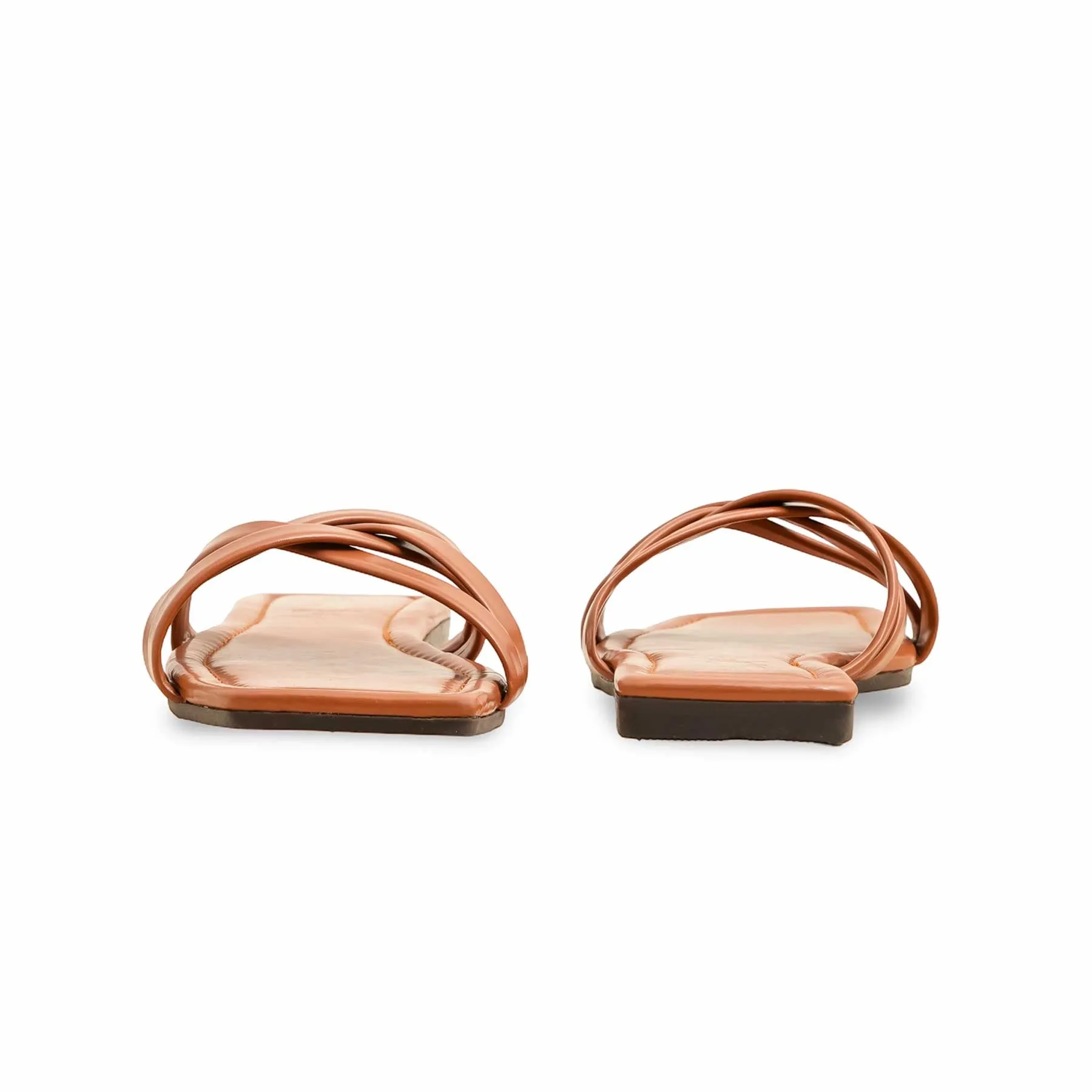 Slippers Girls Tan Casual Slipper CL2092