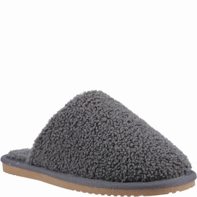 Charcoal Joanna Mule Slippers Most Supportive Slippers