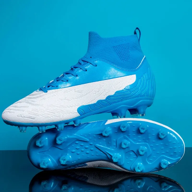 Best Quality Professional Soccer Shoes Men Anti-slip Grass Training Long Stud Sports Shoes