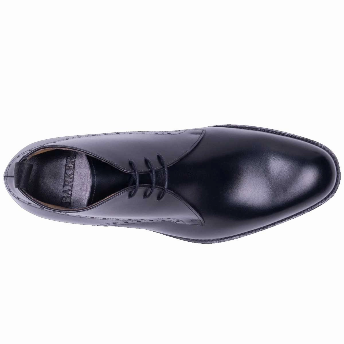 Moto Cross Boots BARKER Tyne Boots - Mens Chukka - Black Calf