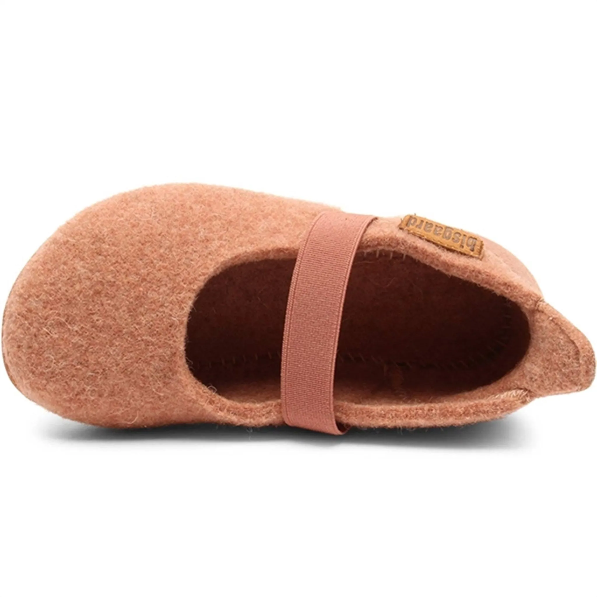 Indoor-outdoor Slippers Bisgaard Indoor Shoes Wool Velcro Rose
