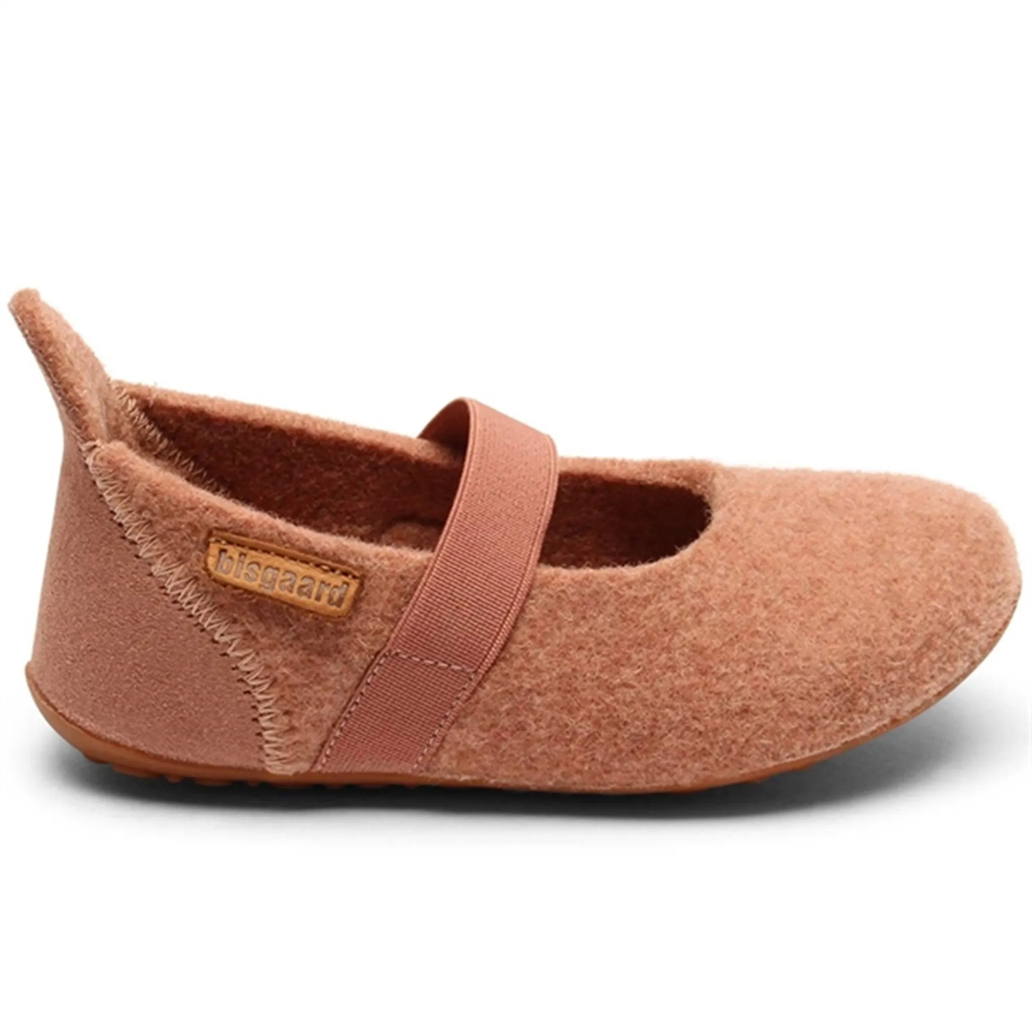 Crab Slippers Bisgaard Indoor Shoes Wool Velcro Rose