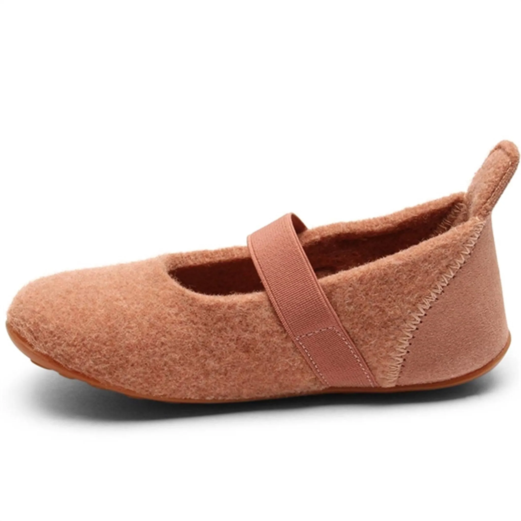 London Slippers Bisgaard Indoor Shoes Wool Velcro Rose