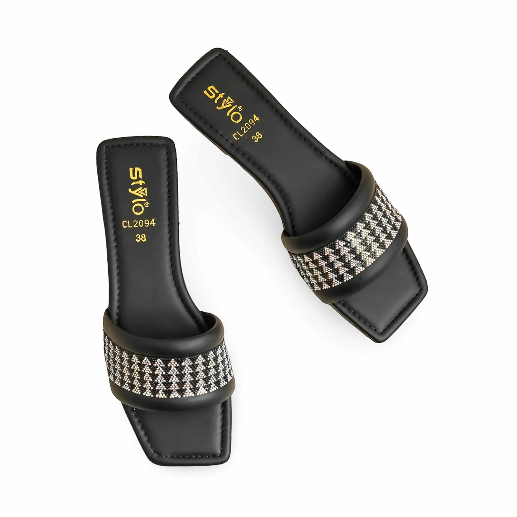 Black Casual Slipper CL2094 Domo Kun Slippers