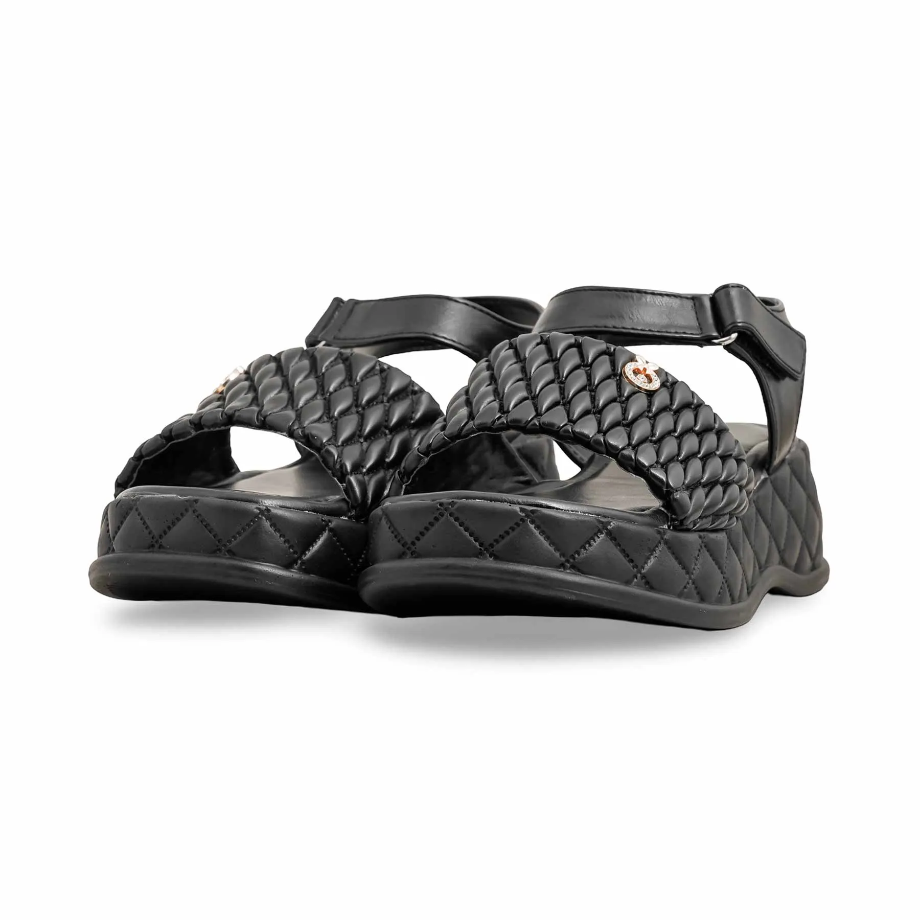 Black Formal Sandal PU0571 Luk Ees Slippers
