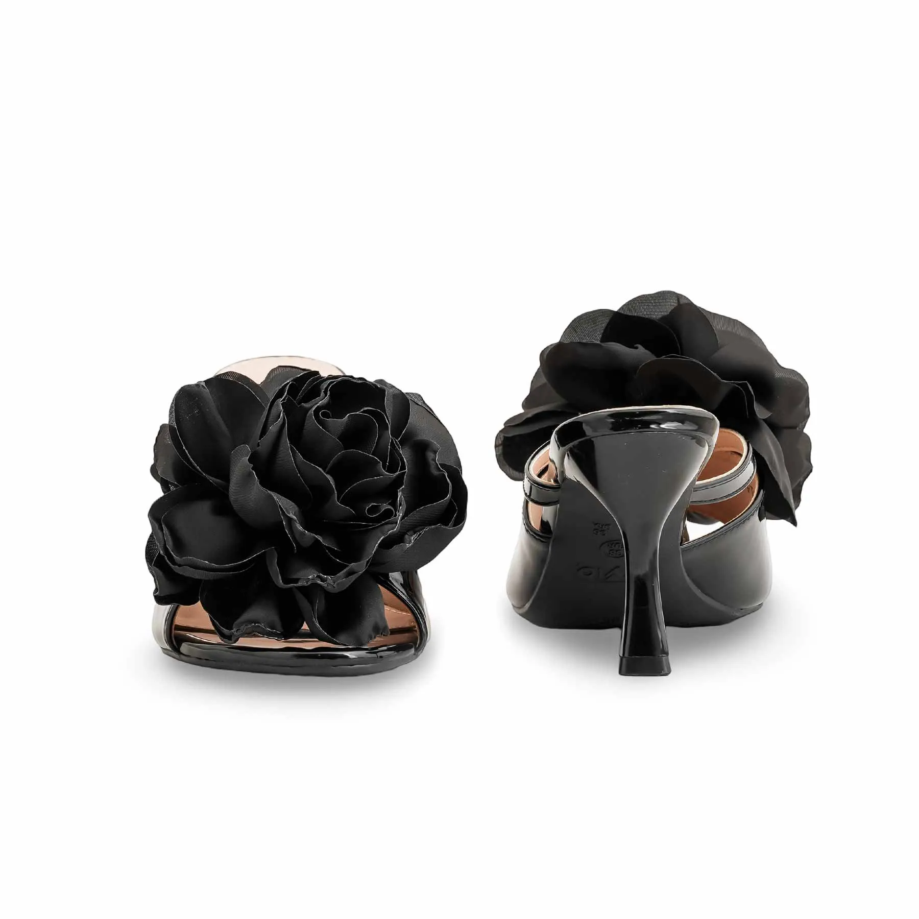 Emoji Slippers Black Formal Slipper For Women FR8299