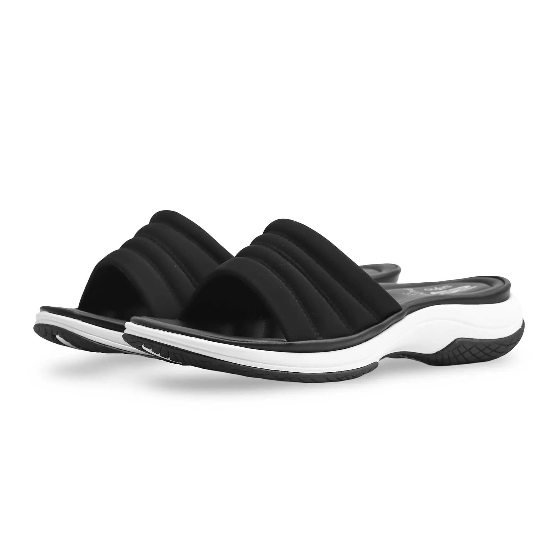 Smile Slippers Black Formal Slipper PU0351