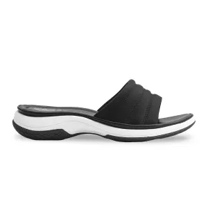 Black Formal Slipper PU0351 Goth Slippers