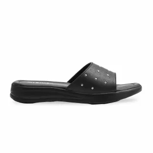 Black Formal Slipper PU0498 Bathrobe Slippers