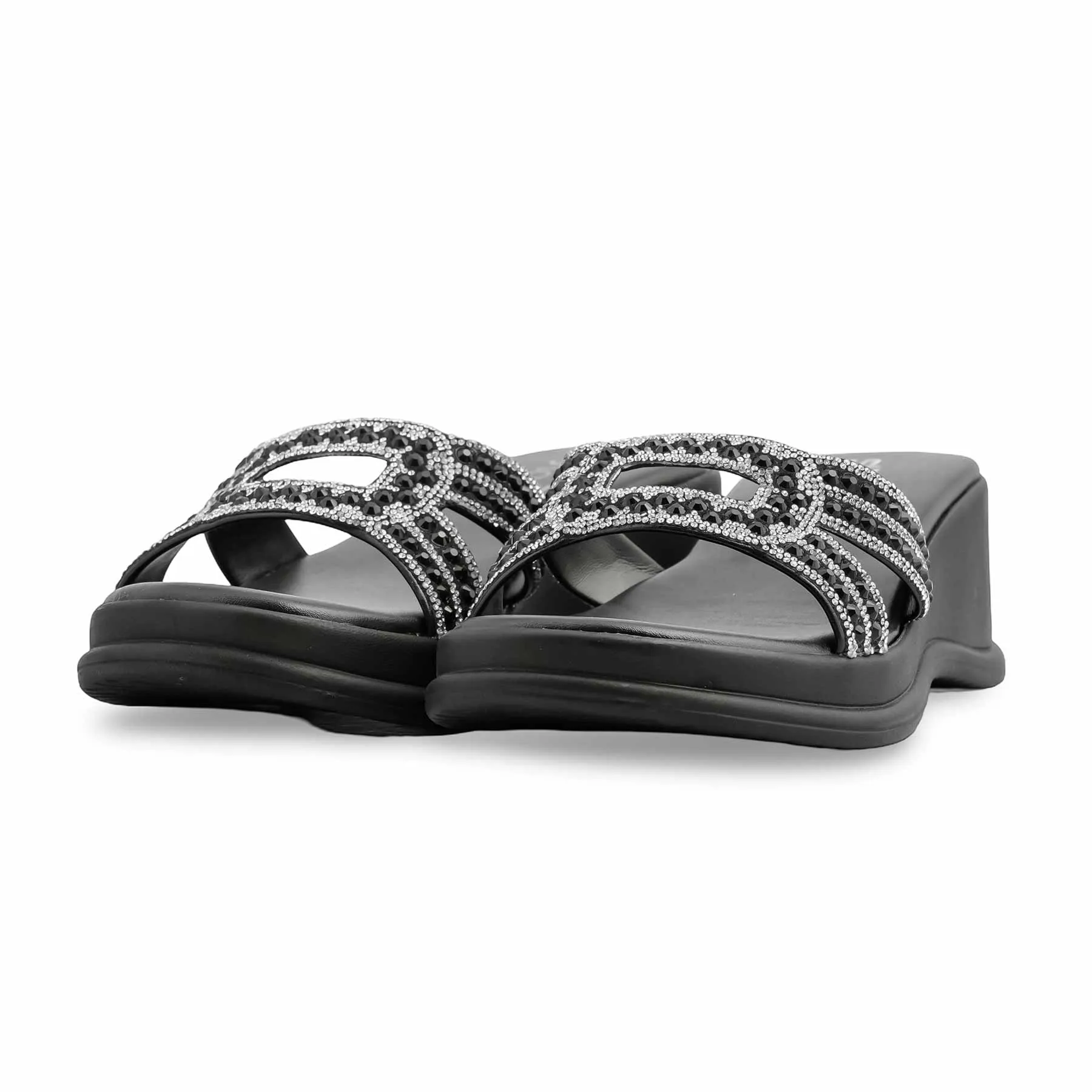 Black Formal Slipper PU0531