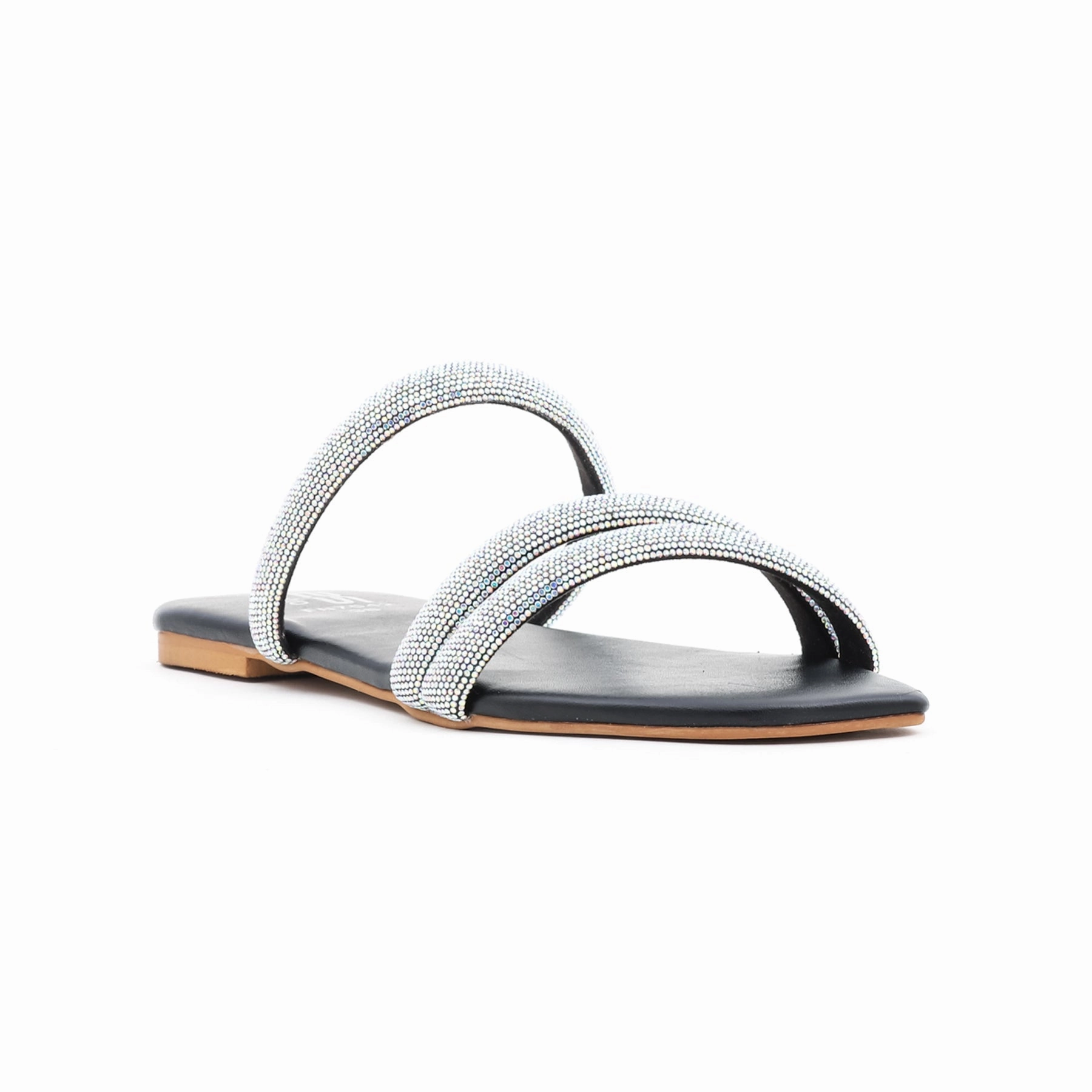 Draw Slippers Black Fancy Slipper FN7542